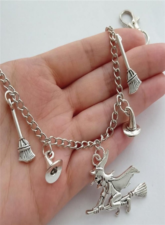 AETYWYEIN Gothic Witch Pant Chain, Cool and Punk Pendant Trousers Jeans Accessories, Hip Hop Layered Belt Chains, Quirky Jewelry for DIY Bags Pocket Chain - Image 5